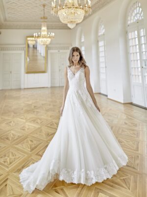 504 Euro Mode Donner Brautmoden Brautkleider Kollektion 2020 Diane Legrand 7602 54