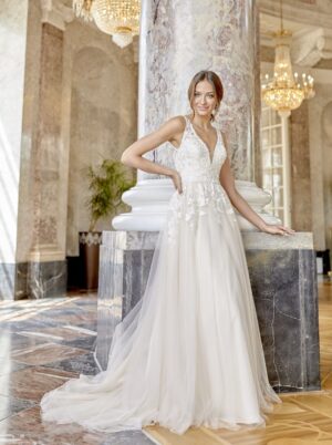 527 Euro Mode Donner Brautmoden Brautkleider Kollektion 2020 Diane Legrand 7624 4