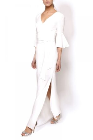 16 Sonja Kiefer Brautmode Brautkleid Kollektion 2020 Long Trumpet Sleeved Dress