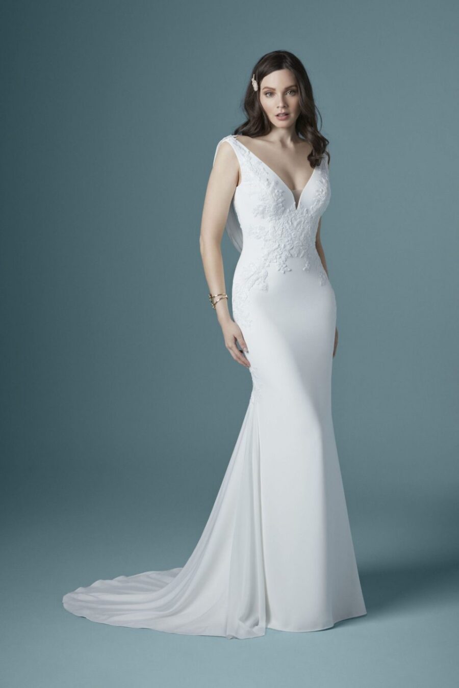 003 Maggie Sottero Brautmoden Brautkleider Kollektion 2020 Maggie Sottero Bertina 20MW277 Main Uncropped