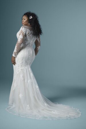 008 Maggie Sottero Brautmoden Brautkleider Kollektion 2020 Maggie Sottero Chevelle Lynette 20MS243AC Curve Back Uncropped