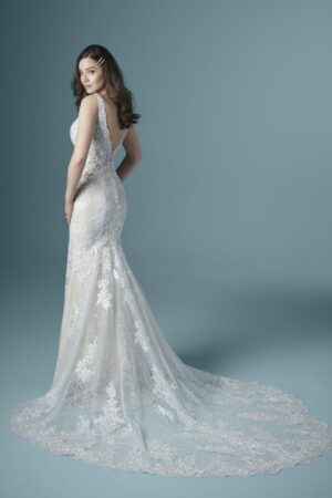 010 Maggie Sottero Brautmoden Brautkleider Kollektion 2020 Maggie Sottero Delilah 20MS313 Back Uncropped