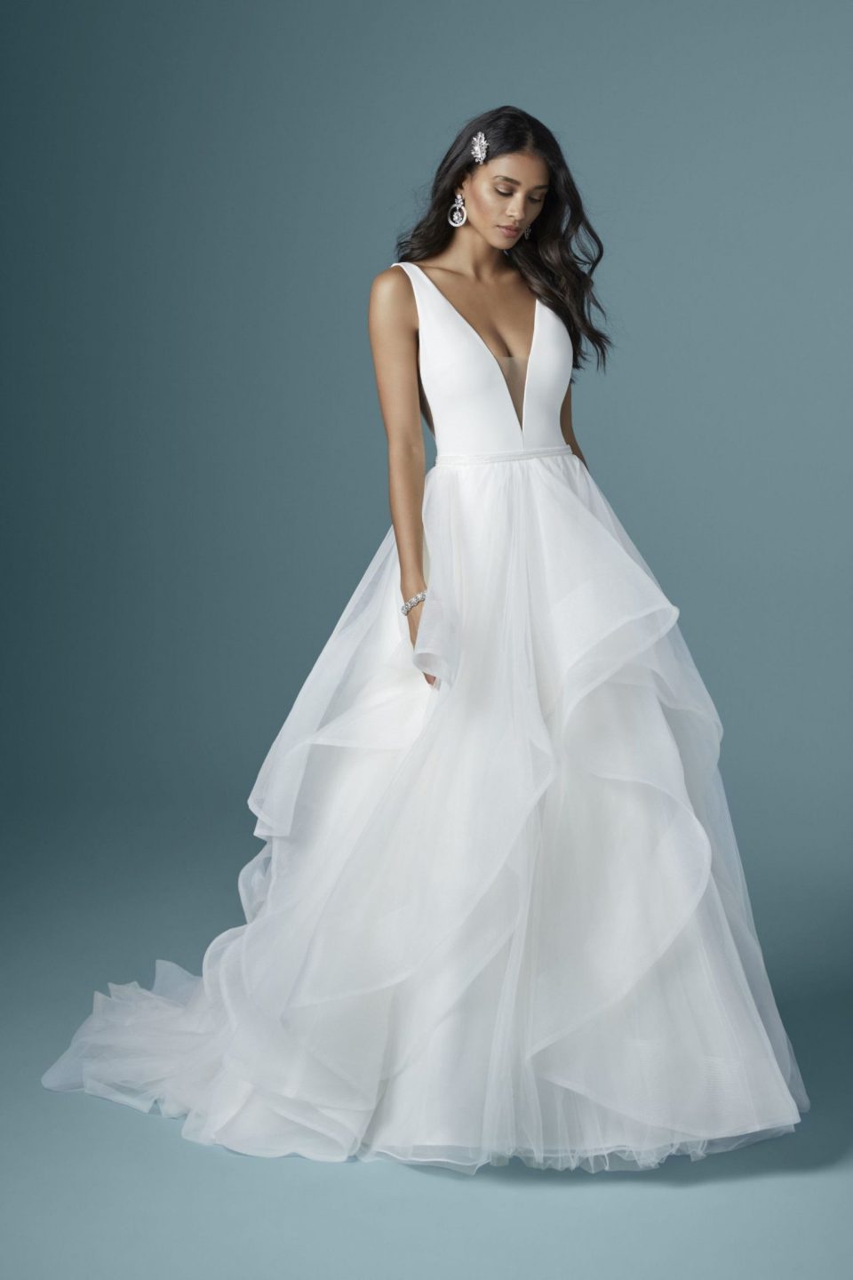 013 Maggie Sottero Brautmoden Brautkleider Kollektion 2020 Maggie Sottero Fatima 20MW328 Alt1 Uncropped