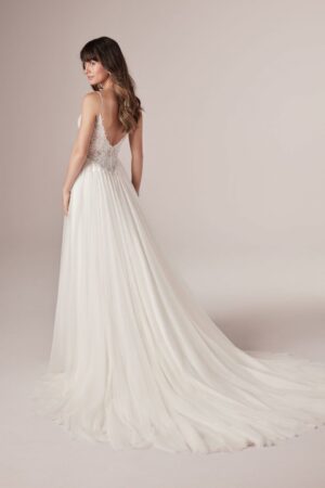 015 Rebecca Ingram Brautmoden Brautkleider Kollektion 2020 Rebecca Ingram Greta 20RC231 Back Uncropped