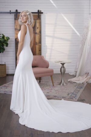 016 Maggie Sottero Brautmoden Brautkleider Kollektion 2020 Maggie Sottero Fernanda 20MW332 Back Uncropped