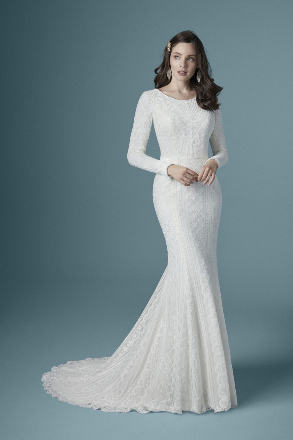017 Maggie Sottero Brautmoden Brautkleider Kollektion 2020 Maggie Sottero Geraldine Leigh 20MN210 Main Uncropped