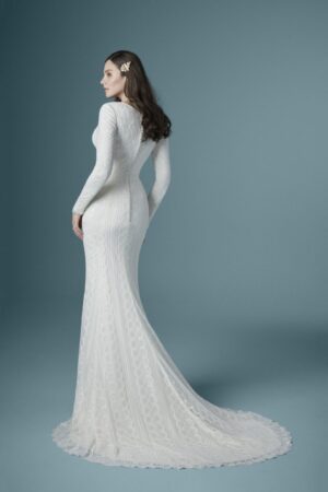 018 Maggie Sottero Brautmoden Brautkleider Kollektion 2020 Maggie Sottero Geraldine Leigh 20MN210 Back Uncropped