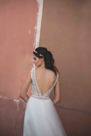 508 The Sposa Group Bom Brautmoden Brautkleider Kollektion 2020 BM125 back