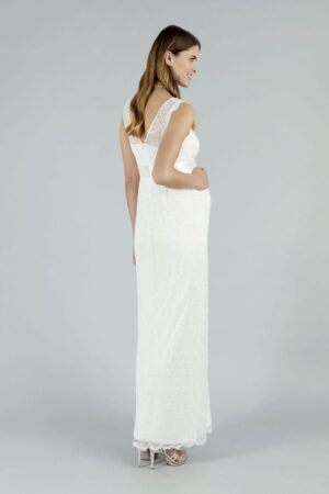 14 Sweetbelly Brautkleider fuer Schwangere Kollektion 2020 Kelly long ivory side