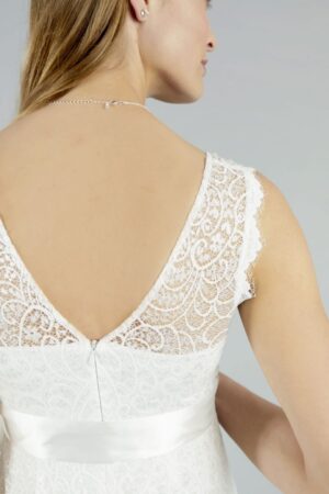 15 Sweetbelly Brautkleider fuer Schwangere Kollektion 2020 Kelly long ivory detail 1