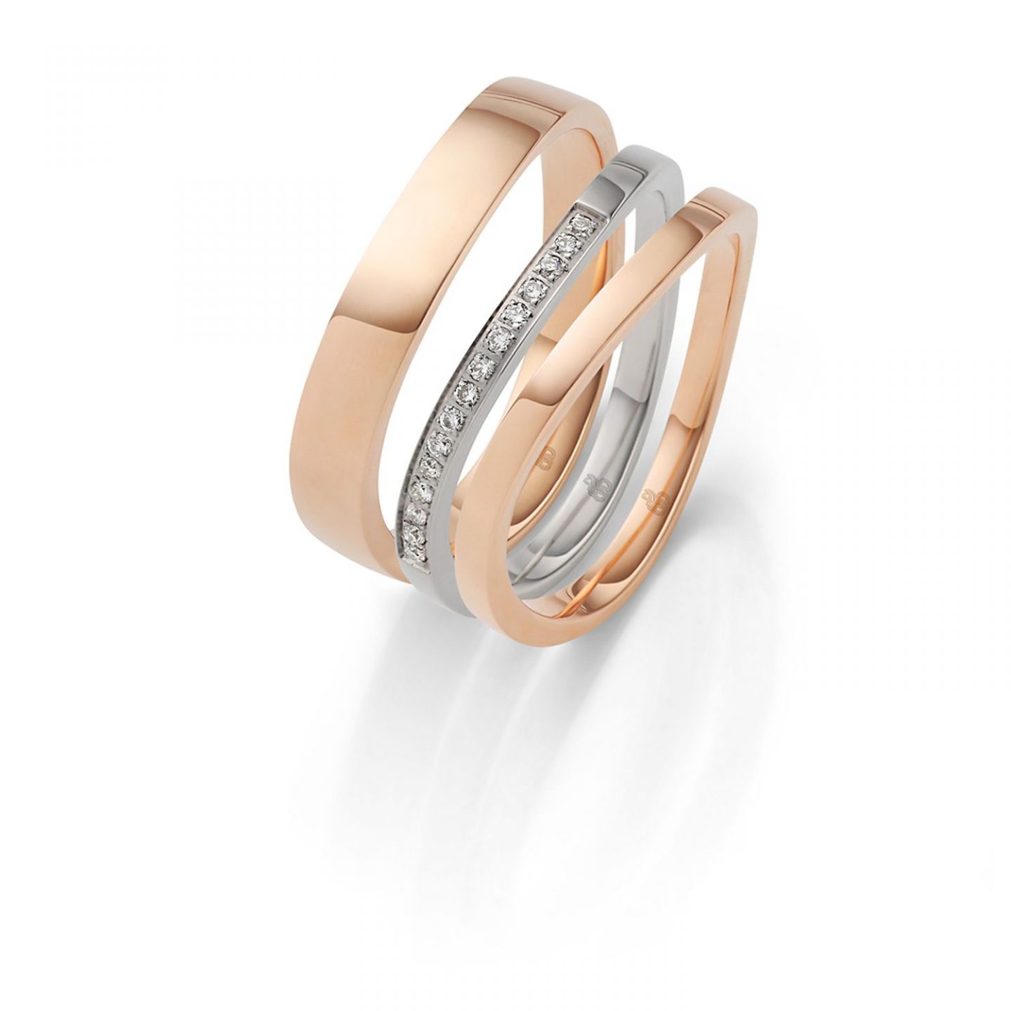 20 02 Rauschmayer Trauringe Eheringe Kollektion 2020 Signature Waves 11 02101 020 10 02015 020 10 04113 040