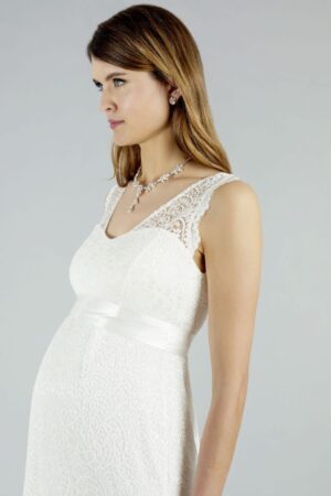 23 Sweetbelly Brautkleider fuer Schwangere Kollektion 2020 Kelly short ivory detail 1