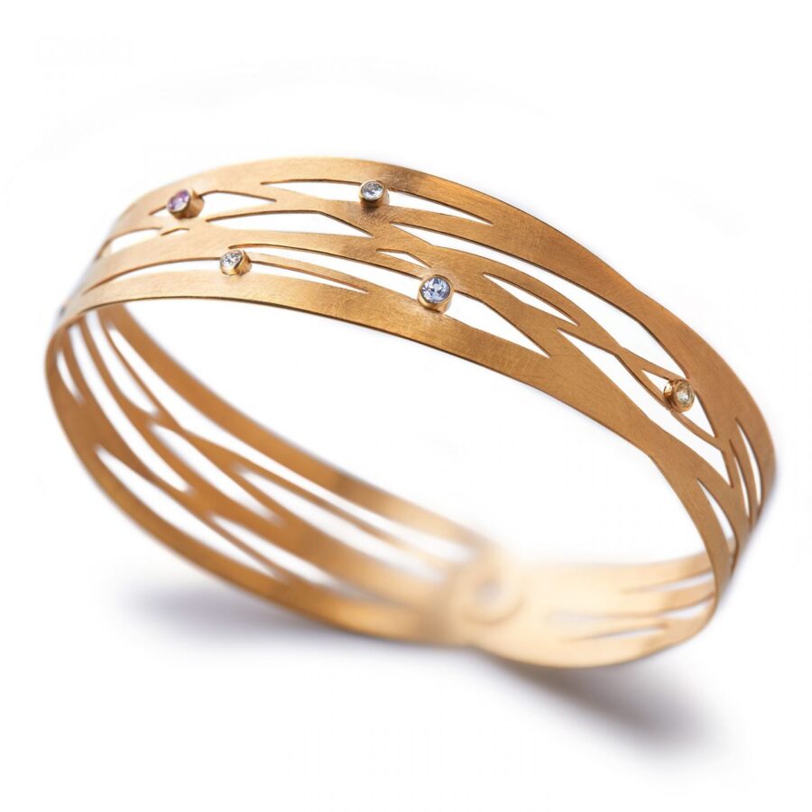 314 Ehinger Schwarz Hochzeitsschmuck Brautschmuck Kollektion 2020 Graeser Armreif