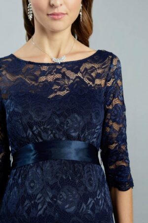 40 Sweetbelly Brautkleider fuer Schwangere Kollektion 2020 Tabea dark blue short detail