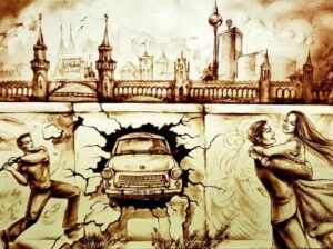 03 Sandartisten Sandmalerie Leipzig 2020 Entertainment zur Hochzeit