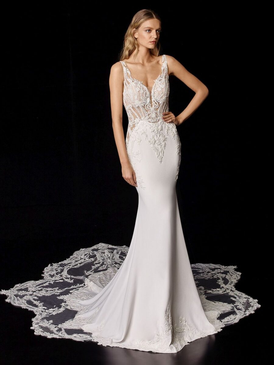 1 055 Enzoani Brautmoden Brautkleider Kollektion 2021 Enzoani 2021 Pro Piper Fro Web