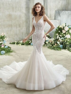 4 007 Badgley Mischka Brautmoden Brautkleider Kollektion 2021 BM 2021 Pro Ellie Fro Web