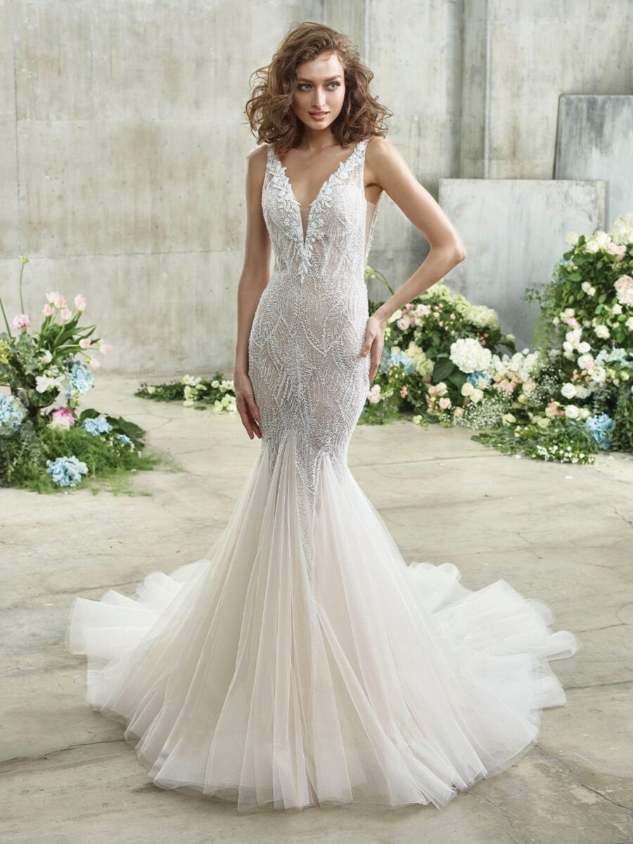 4 017 Badgley Mischka Brautmoden Brautkleider Kollektion 2021 BM 2021 Pro Emmy Fro Web