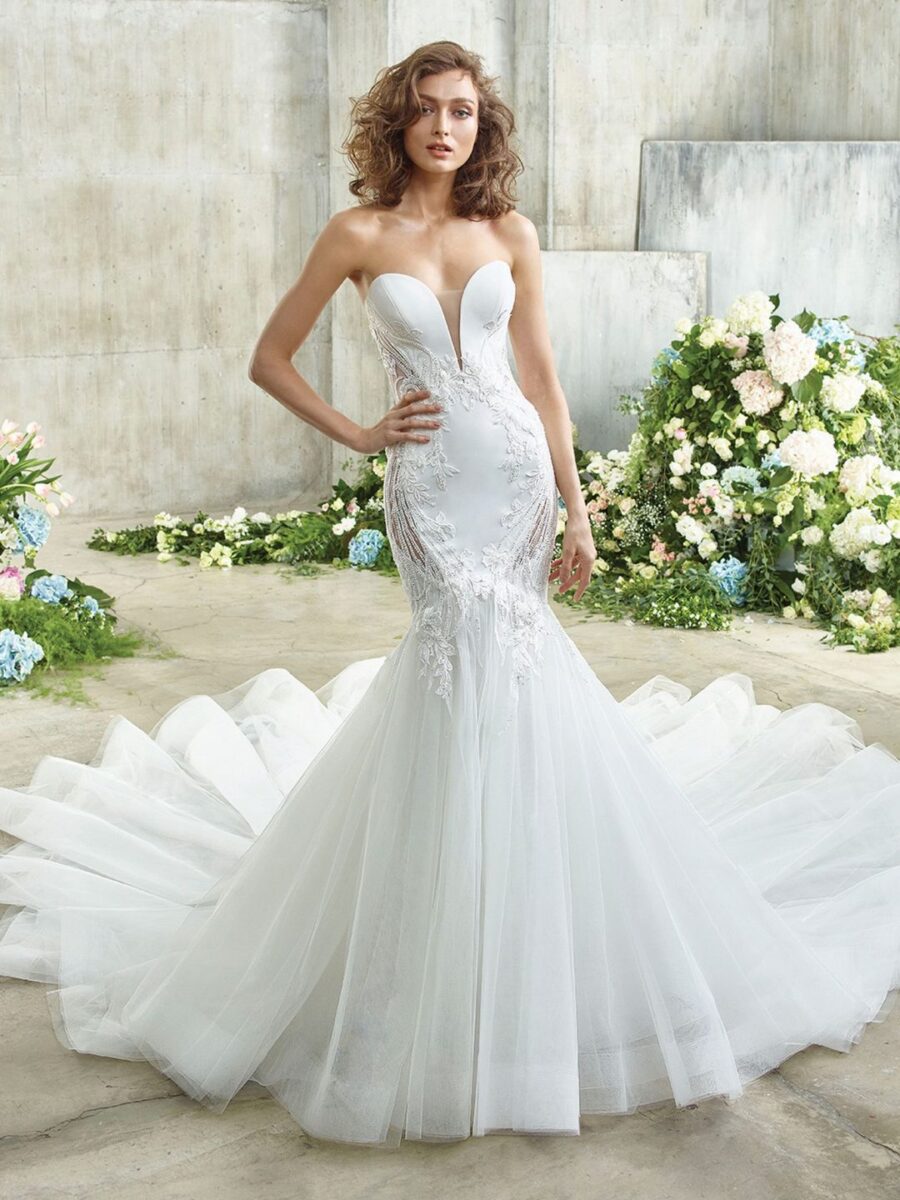 4 021 Badgley Mischka Brautmoden Brautkleider Kollektion 2021 BM 2021 Pro Erika Fro Web