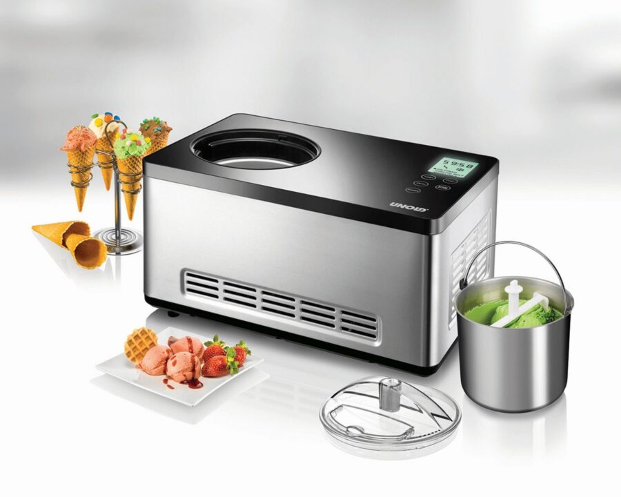 03 01 UNOLD Elektrogeraete Hochzeitsgeschenke Kollektion 2020 48845 EISMASCHINE Gusto M2 cmyk