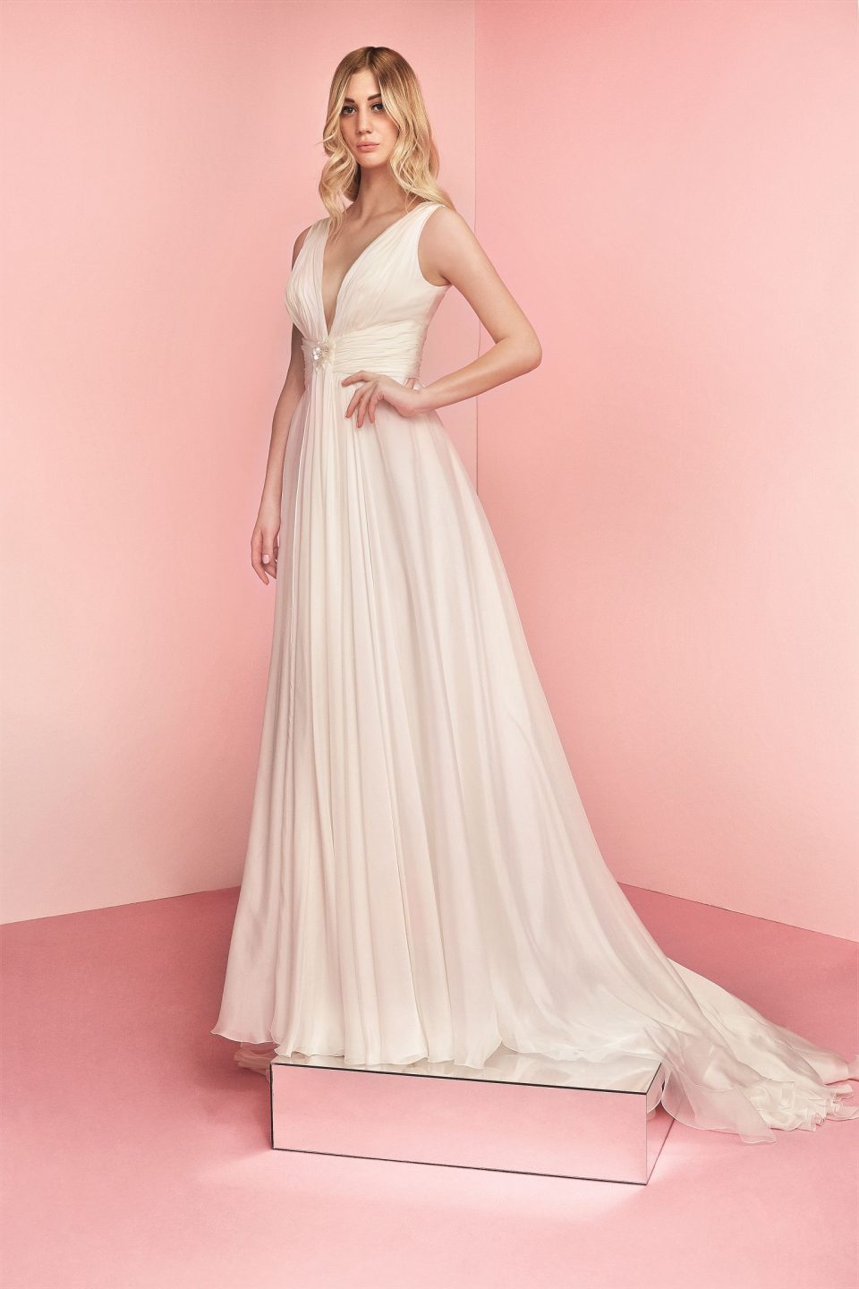 131 Carlo Pignatelli Sposa Brautmoden Brautkleid Kollektion 2021 08 Florinda Bianco 1782