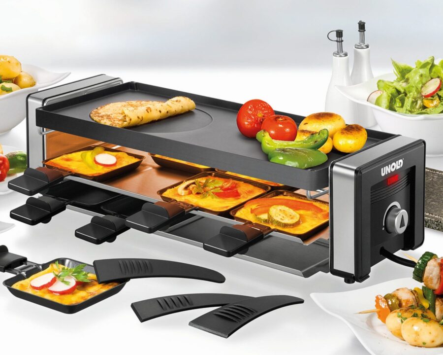 18 01 UNOLD Elektrogeraete Hochzeitsgeschenke Kollektion 2020 48765 RACLETTE Delice M4 cmyk