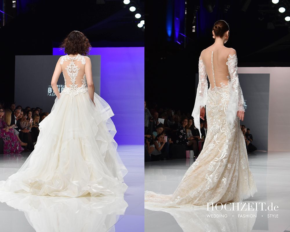 66 11 HOCHZEITde Ratgeber Aktuelles Barcelona Bridal Fashion Week brautkleid trend rueckenansicht 2018 05