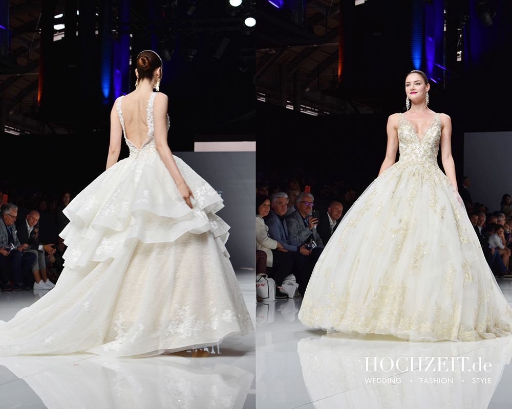 66 12 HOCHZEITde Ratgeber Aktuelles Barcelona Bridal Fashion Week brautkleid trend prinzessin 2018 05