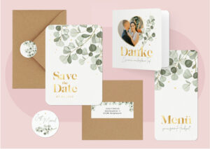 Nr. 1 - Kartensortiment der Papeterie Send a Smile in rosa