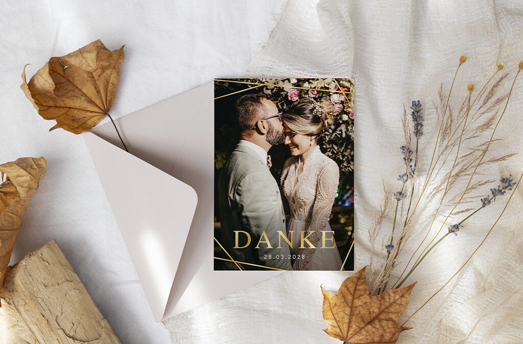 Dankeskarten – Weil „Danke” sagen auch nach der Hochzeit Stil haben will!