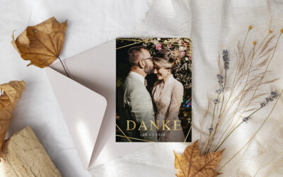 Dankeskarten – Weil „Danke” sagen auch nach der Hochzeit Stil haben will!